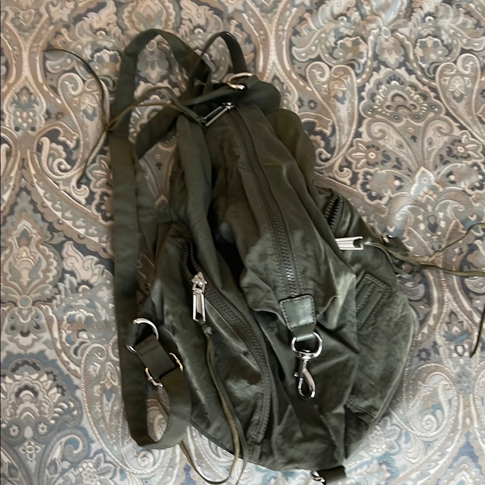 Rebecca Minkoff Green Backpack Versatile and Durable